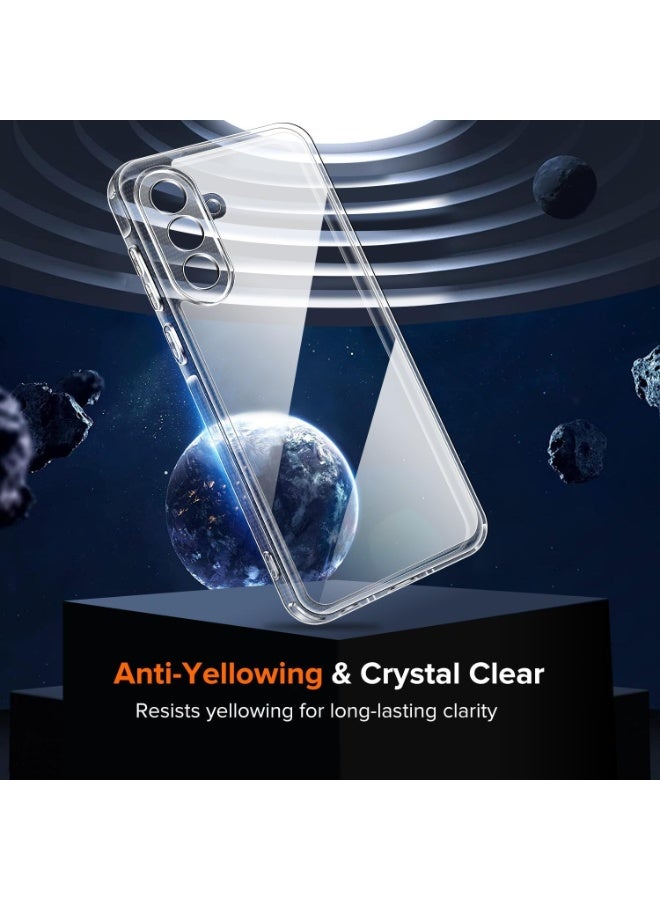 Case Compatible with Samsung Galaxy A56/A36, Case Crystal Clear Soft TPU Gel Case Flexible Silicone Anti-Scratch Camera Protection Transparent TPU Cover - Clear - Image 5