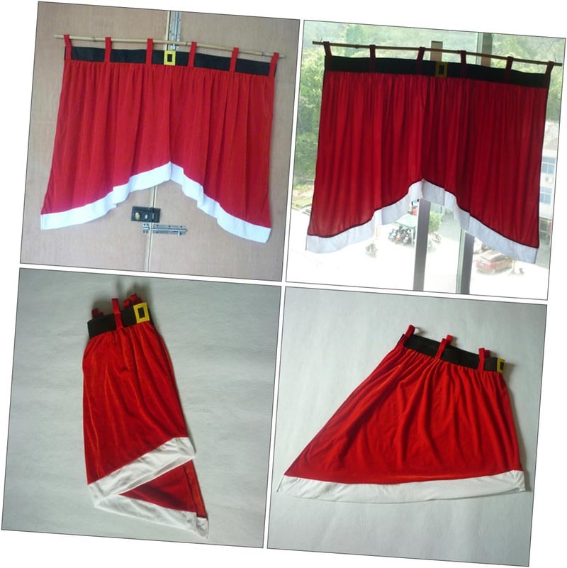 Cross product combo compatible Christmas Window Drapery Red Xmas Festival Decorative Curtain Panel 92x160x77cm for Home Living Room Kitchen Periodic stock arrangement Authorized haulage delivery All user group compatible Easy handling optimized design Diverse requirement fit All preference matching build User tested optimized build Wet anti slip Proper storage environment Different assemble options Stable base Gulf market standard build Flexible sizing options Heat resistant Gulf approved global quality Stain resistant Popular trusted craftsmanship Hardness boosted processed substance All storage type compatible Global versatile design Transit damage prevent build Local market compliant trusted quality Elegant practical design Repeated use friendly design - Image 5