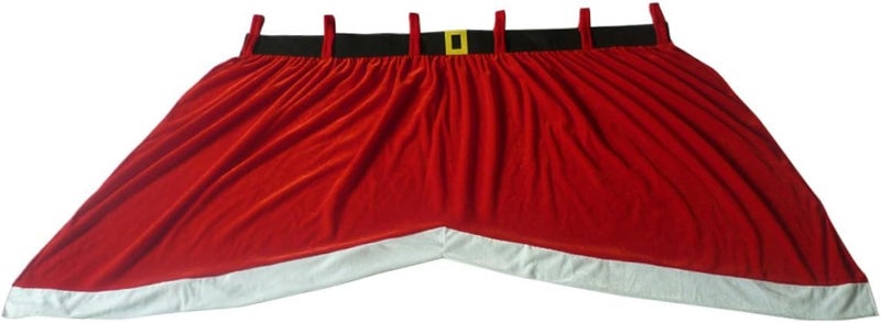 Cross product combo compatible Christmas Window Drapery Red Xmas Festival Decorative Curtain Panel 92x160x77cm for Home Living Room Kitchen Periodic stock arrangement Authorized haulage delivery All user group compatible Easy handling optimized design Diverse requirement fit All preference matching build User tested optimized build Wet anti slip Proper storage environment Different assemble options Stable base Gulf market standard build Flexible sizing options Heat resistant Gulf approved global quality Stain resistant Popular trusted craftsmanship Hardness boosted processed substance All storage type compatible Global versatile design Transit damage prevent build Local market compliant trusted quality Elegant practical design Repeated use friendly design - Image 1