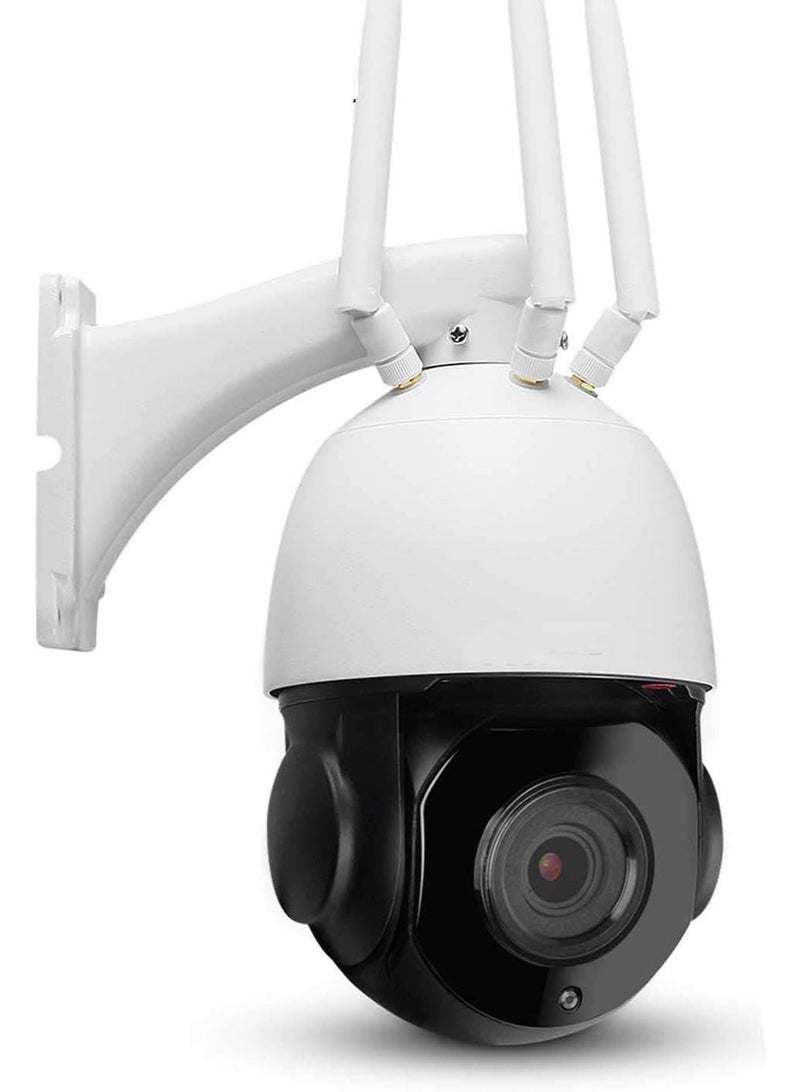 YUNSYE Wireless Security Camera Outdoor,4G Network Camera, Home Video Surveillance System, PIR Radar Motion Detection, 60m Night Vision 2-Way Audio, Pan Tilt, IP65，Built-in 64G card(not wifi) - Image 1