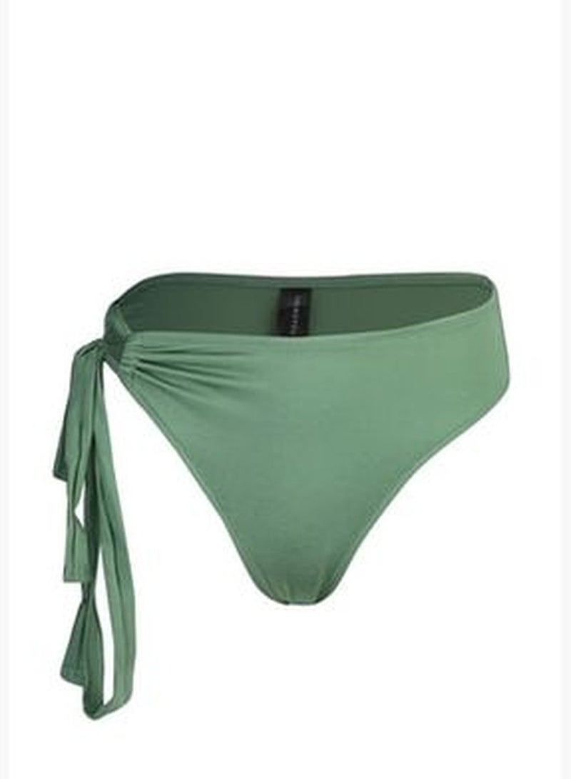 trendyol Green Tie High Waist Bikini Bottoms With Regular Legs TBESS22BA0209 - Image 5