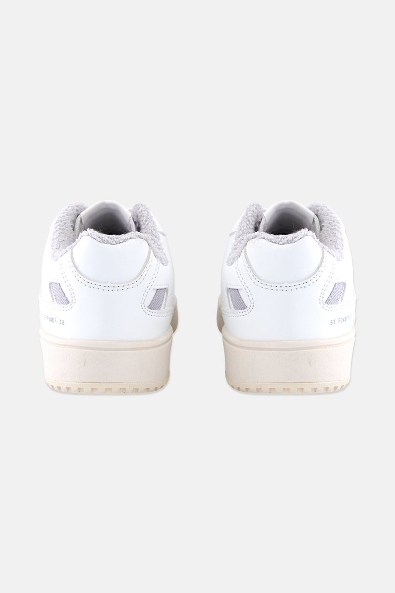 Hummel Kids Boy St Power Play Retro Lace Up Outdoor Shoes, White - Image 2