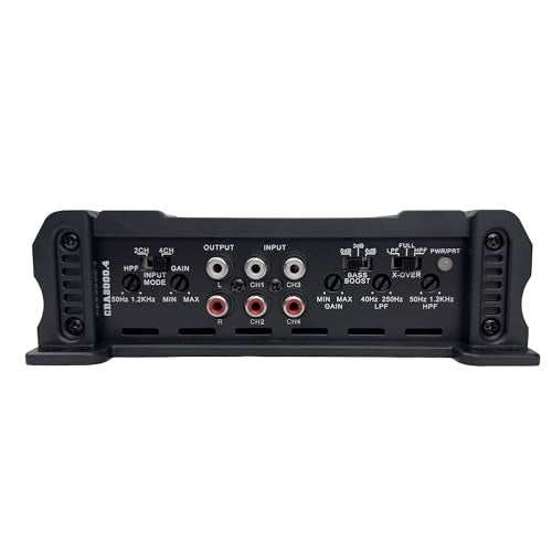Orion Cobalt Series CBA2000.4 High Efficiency 4-Channel Class A/B Amplifier for Car Audio Stereo - 2000W High Output, 2/4 Ohm Stable, Adjustable Low/High Pass, Bass Boost, MOSFET Power Supply - Image 3