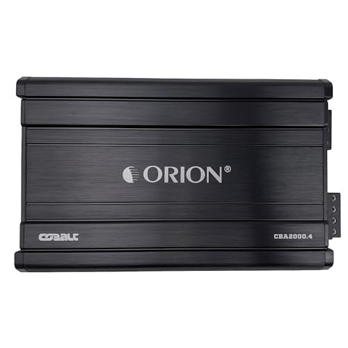 Orion Cobalt Series CBA2000.4 High Efficiency 4-Channel Class A/B Amplifier for Car Audio Stereo - 2000W High Output, 2/4 Ohm Stable, Adjustable Low/High Pass, Bass Boost, MOSFET Power Supply - Image 2