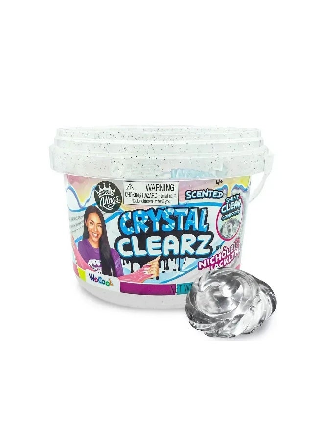 WeCool Compound Kings Nichole Jacklyne Crystal Clearz Scented Slime Bucket (1.2 kg) - Image 1