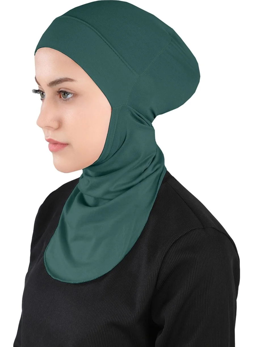 Ecardin Large Hijab Bonnet - St 224 Emerald