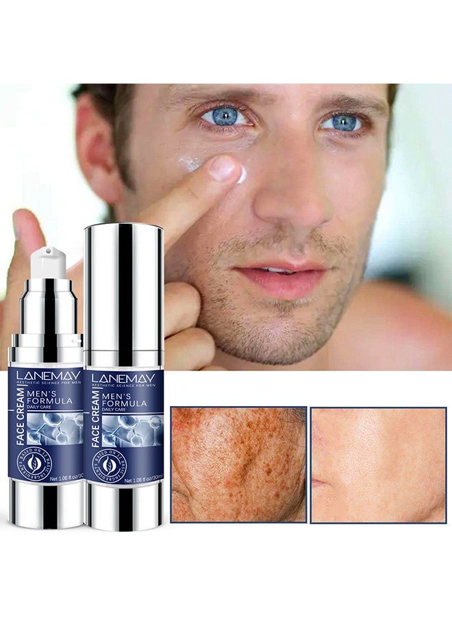 LANEMAY - Mens Face Cream, 6 In 1 Mens Face Moisturizer, Wrinkle Cream For Face, Eye Bags Treatment And Face Lotion For Men, Mens Anti Aging Cream, Mens Face Cream For Dark Spots, Fine Lines, Crows Feet Eye - Image 1