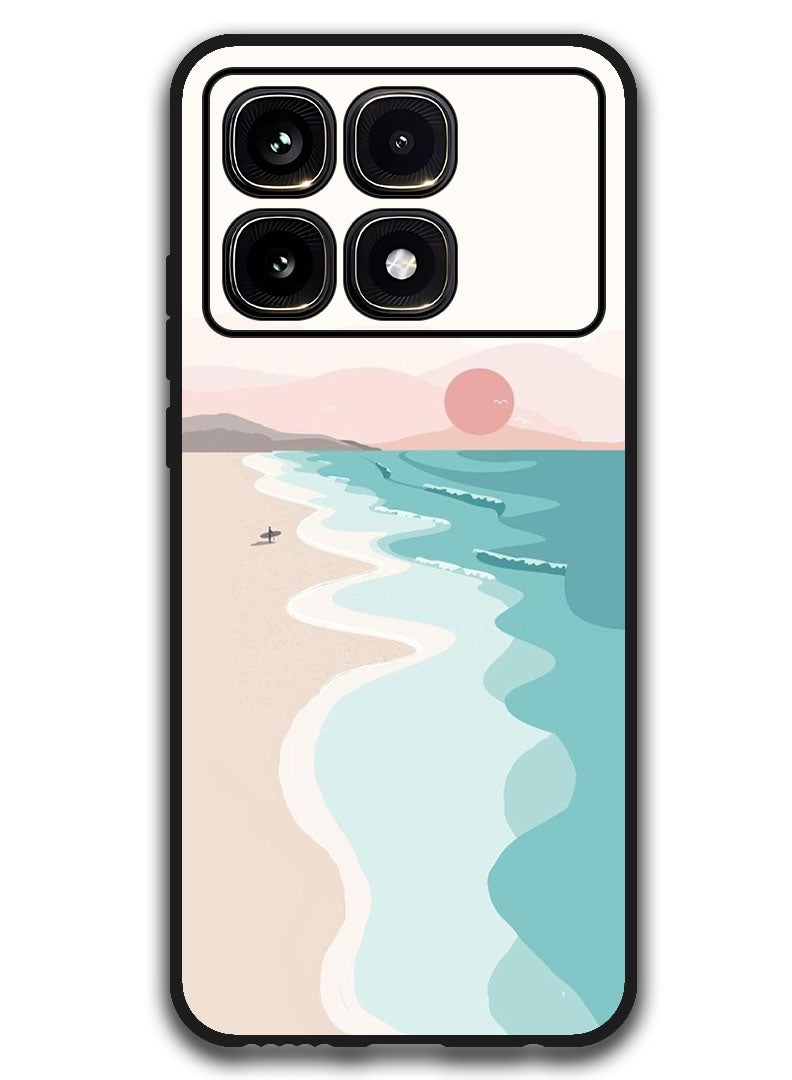 Theodor Protective Case Anti Scratch Shock Proof Bumper Cover For Xiaomi Redmi K70 Ultra Sunset - Image 1