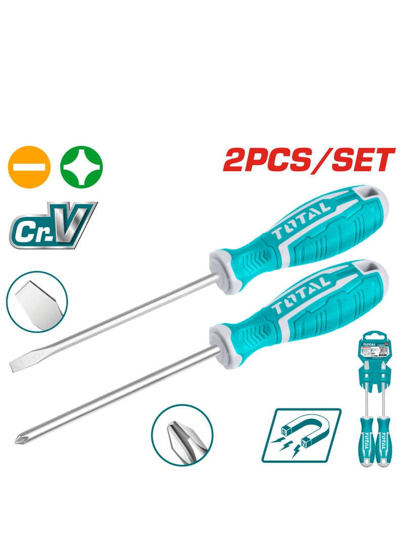 Total Tht250201 Screwdriver Set 2 Pieces