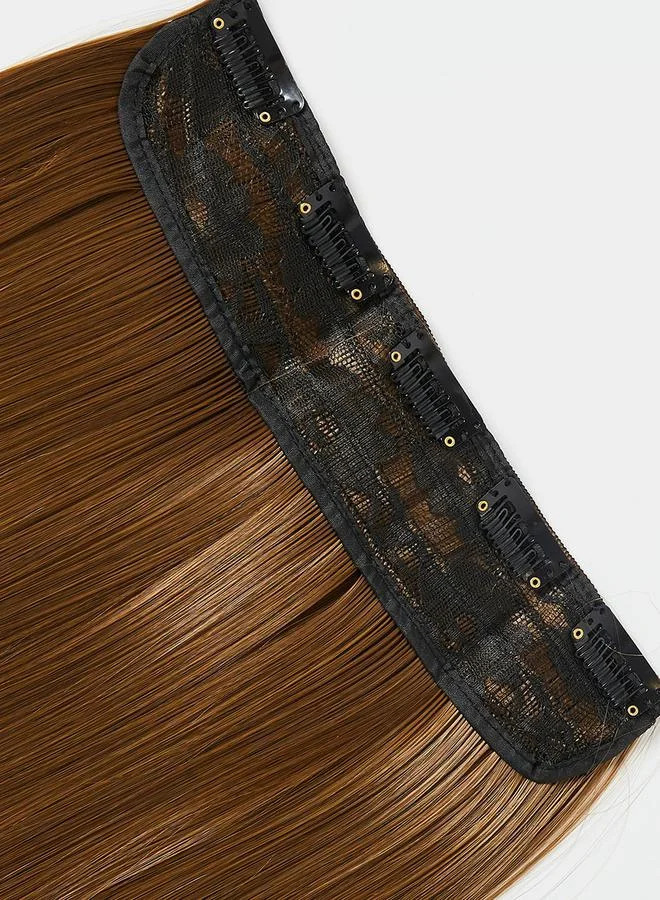 Styli Clip-On Medium Brown Straight Hair Extension
