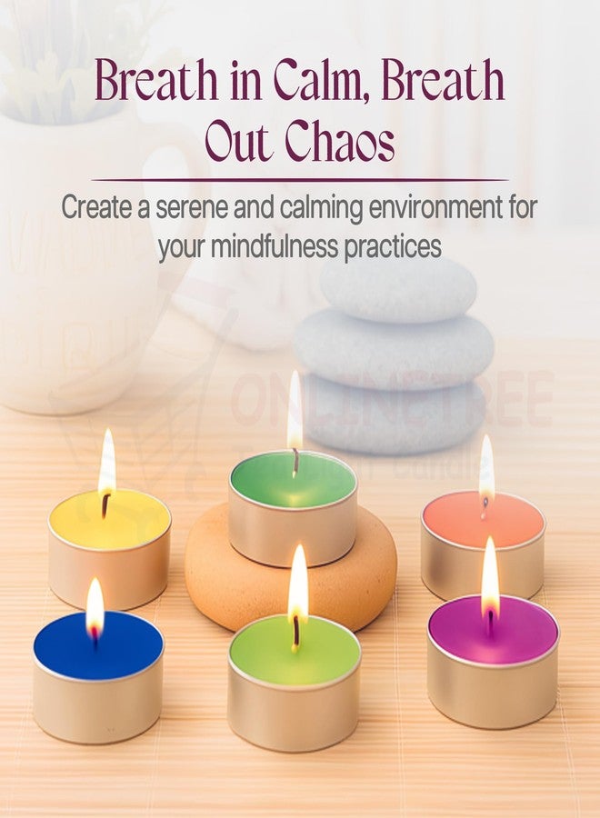 ONLINETREE Online Tree Unscented Colored Wax Tealight Candles - 100 Pieces | Long Burning (2-3 Hours) | Smokeless, Dripless, Refined Paraffin | White Candles for Office, Home, Pooja, and Special Events - Image 5