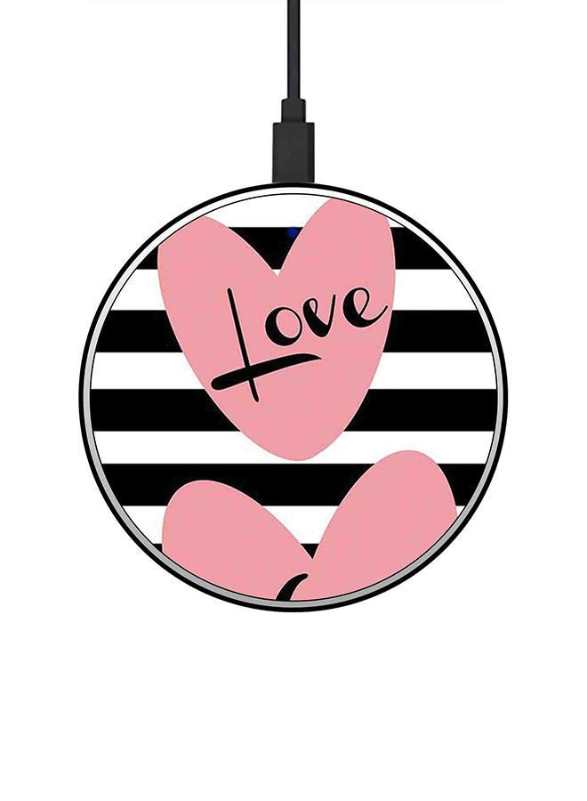 نيبمينينت شاحن لاسلكي سريع رفيع للغاية بقدرة 15 وات متعدد الألوان