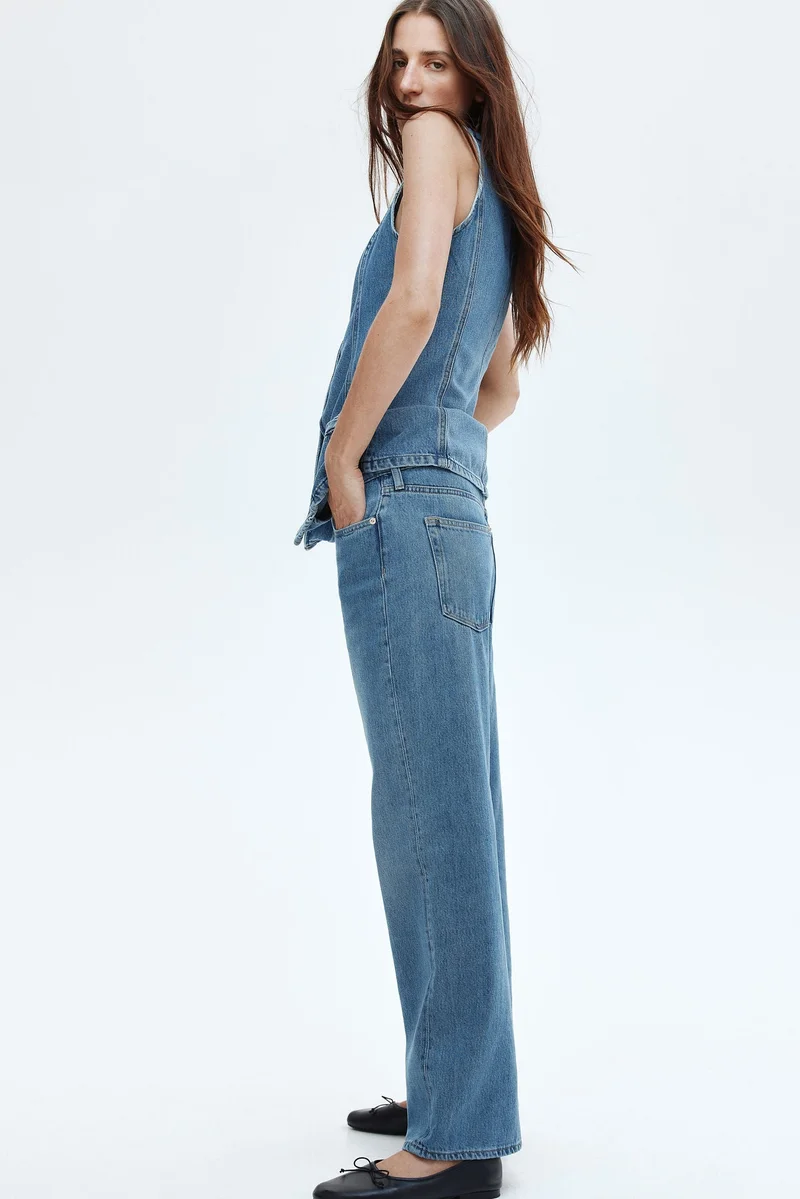 H&M Tailored denim waistcoat