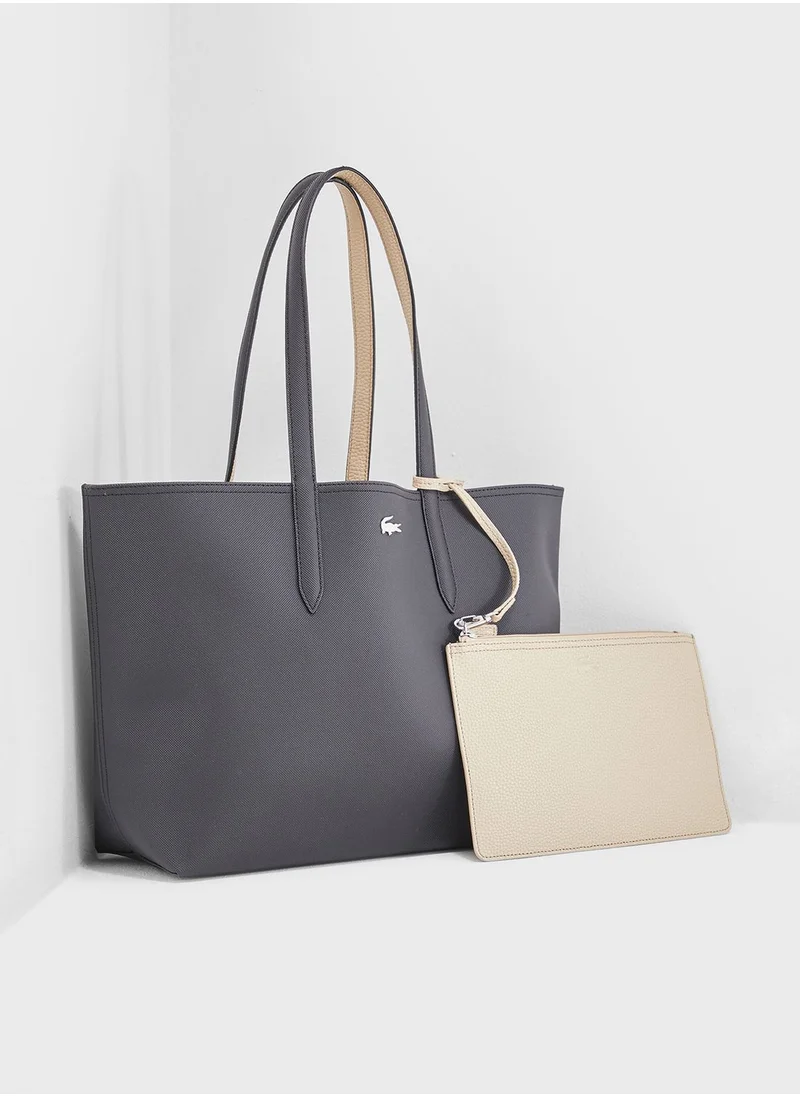 LACOSTE Top Handle Tote Bag
