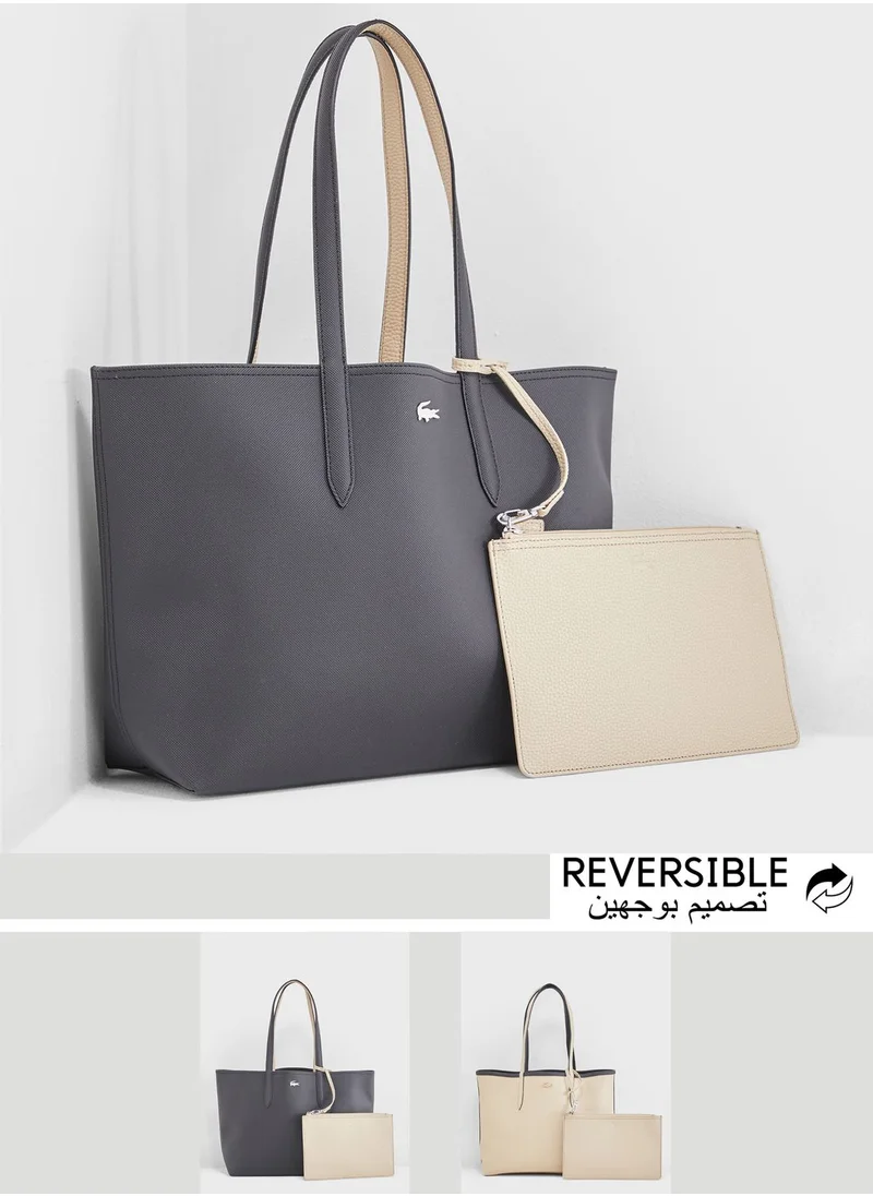 LACOSTE Top Handle Tote Bag