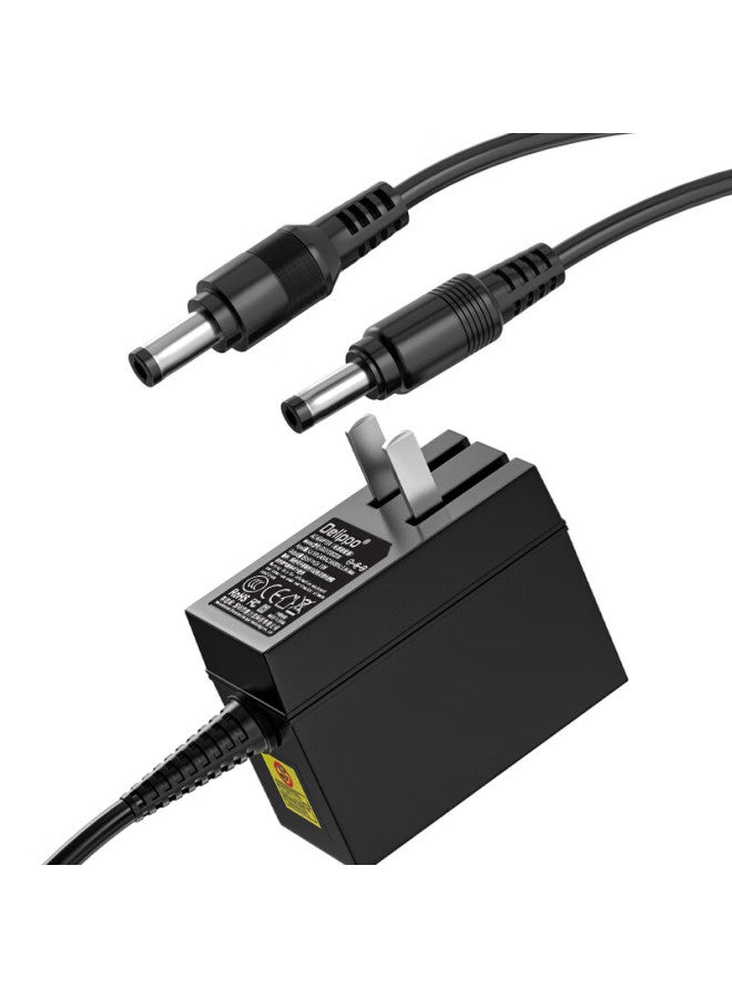 Delippo Power Adapter 12v2a 24w Round Plug Compatible With Xiaomi, Huawei, Aoc, Modern, E-pad, Lecoo, Laikoo B2413e Monitors, Charger Cable - Image 2