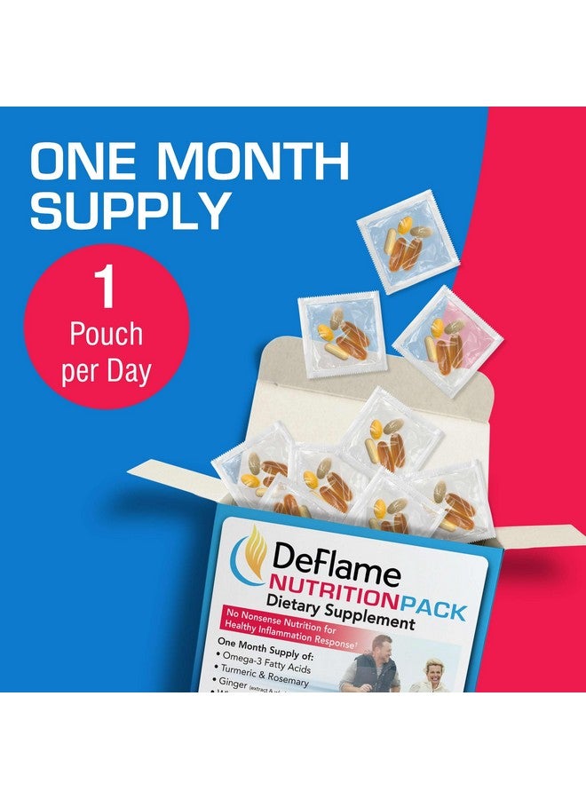 Anabolic Laboratories DeFlame Nutrition Pack Supplement - 30 Daily Multivitamin Packs - Omega 3 Fish Oil with EPA and DHA, Rosemary, Bioflavonoids, Ginger, Curcumin Turmeric Supplement - Image 3