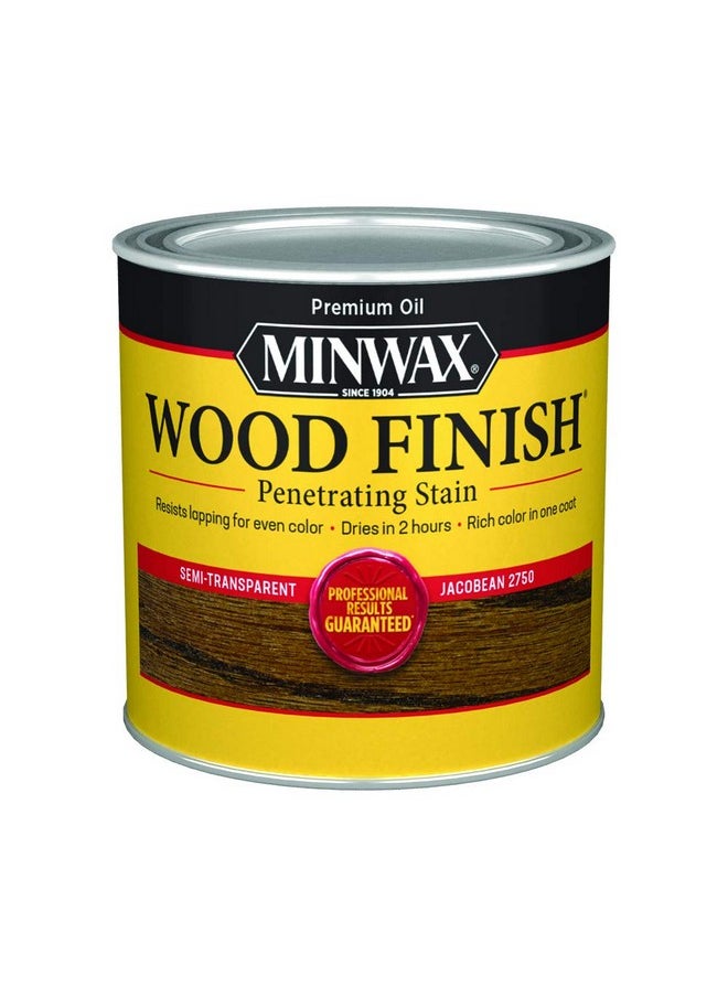 Minwax 1/2 Pt 22750 Jacobean Wood Finish Oil-Based Wood Stain  - Image 1
