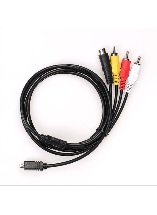 Generic - For Sony Camera Line HDR-HC5E DCR-HC96E Digital Camcorder AV Video Line VMC-15FS-Color:Black - Image 1