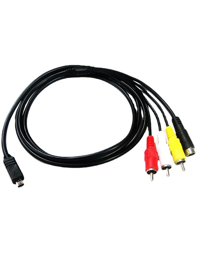 Generic - For Sony Camera Line HDR-HC5E DCR-HC96E Digital Camcorder AV Video Line VMC-15FS-Color:Black - Image 1