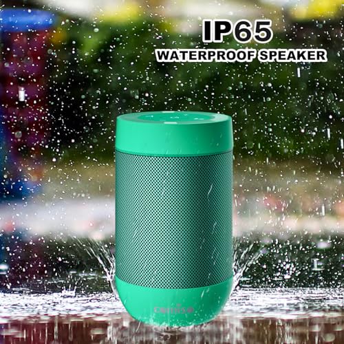 comiso Portable Bluetooth Speaker, Small Shower Speaker with IPX5 Waterproof, 360° HD Loud Sound, Wireless Stereo Pairing, Mini Speakers Support TF Card, Built-in Mic, Pocket Size for Travel Outdoors - Image 3