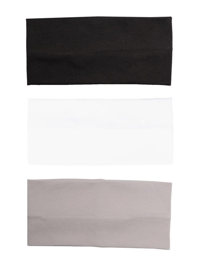 RJMBMUP Headbands for Women 3 PCS Cotton Non Slip Hair Bands Sweat Thick Headband Hair Accessories - Image 1