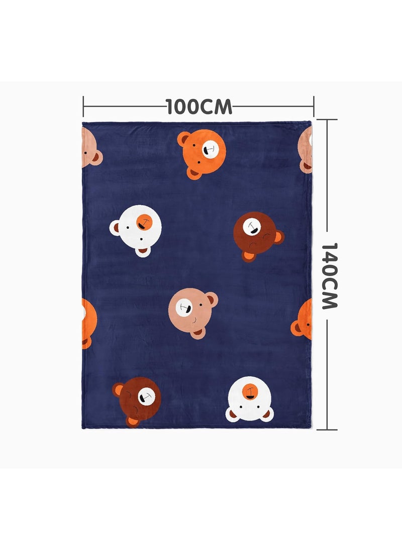1st Step - 1ST STEP All Season Baby Blanket (Teddy Bear, 100 X 140 cms) - Image 1