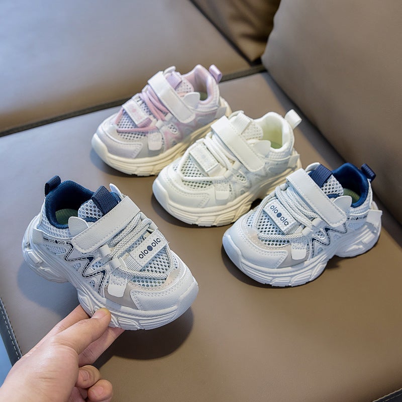 Mesh Sneakers Lightweight Flexible Sole Walking Shoes For Kids Indoor And Outdoor Activities - Image 3