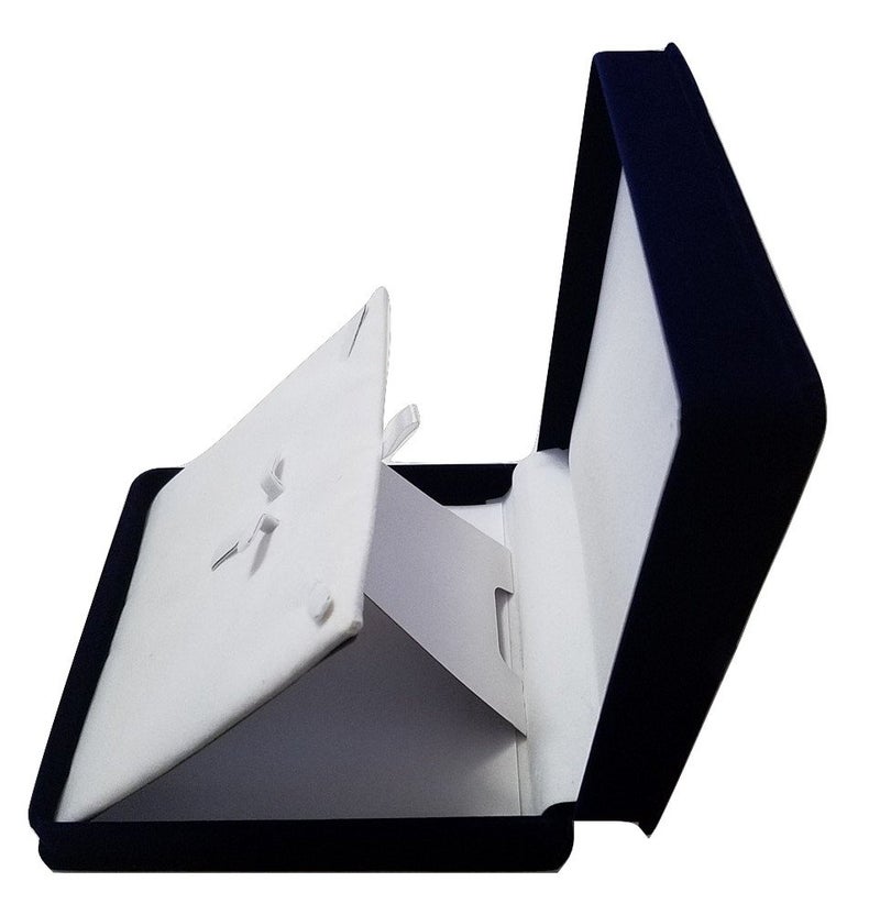 JM Future Gift Box for Jewelry, Necklace, Earring and Bracelet, X-Large, Navy - Image 5