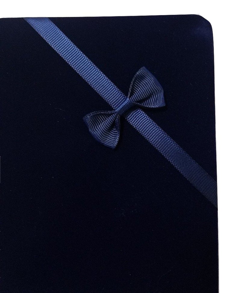 JM Future Gift Box for Jewelry, Necklace, Earring and Bracelet, X-Large, Navy - Image 2