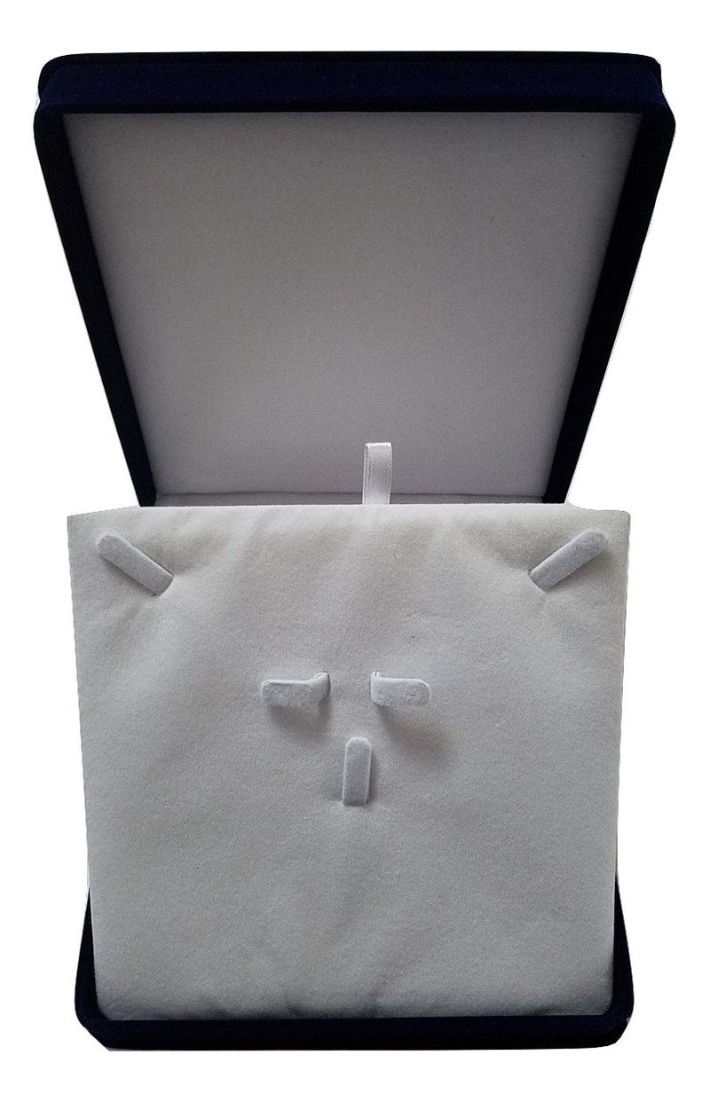 JM Future Gift Box for Jewelry, Necklace, Earring and Bracelet, X-Large, Navy - Image 4