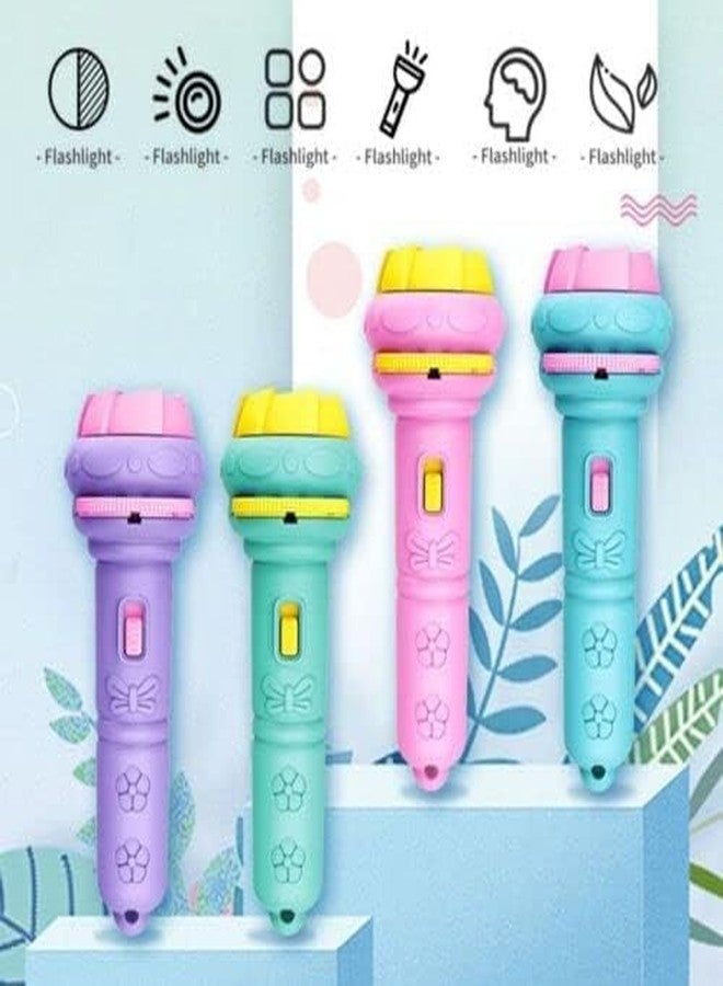 PRIMEFAIR 6 Slides 48 Pattern Projector Flashlight Mini Torch, Kids Projection Torch Toys Circular LED Tube Light (Multicolor) - Image 4