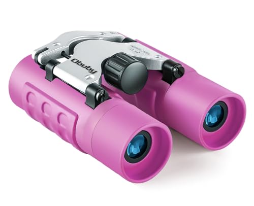 OBUBY Real Binoculars for Kids Gifts for 312 Years Boys Girls 8x21 HighResolution Optics Mini Compact Binocular Toys Shockproof Folding Small Telescope for Bird WatchingTravel Camping Purple - Image 1