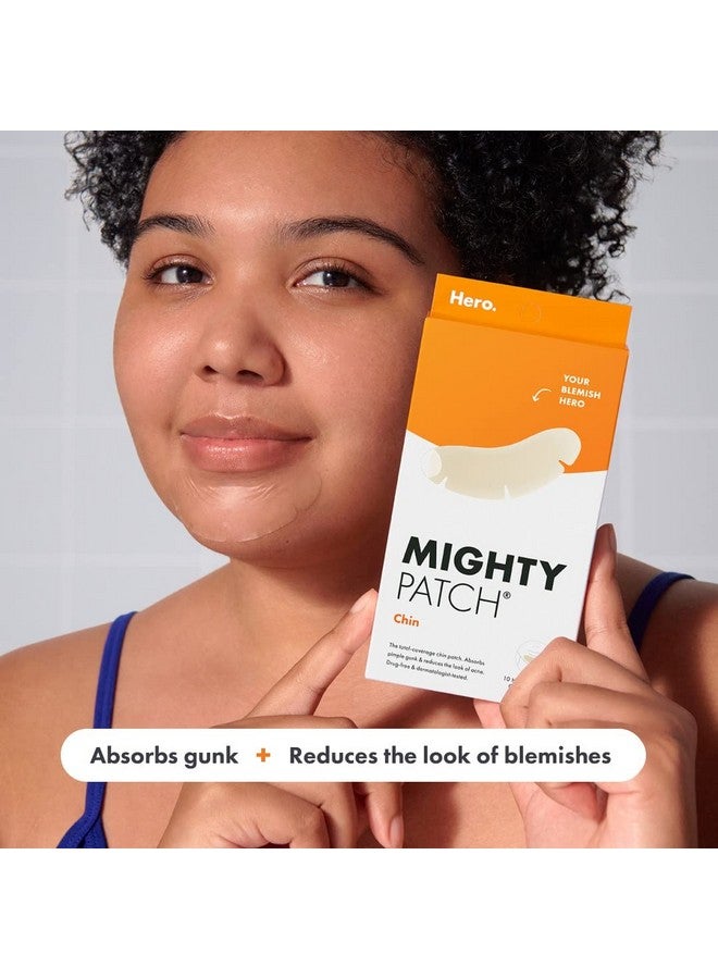 مايتي باتش رقعة الذقن مايتي باتش™ من هيرو كوزماتيكس - رقعة ذقن هيدروكولويدية محيطية كبيرة الحجم لعلاج العيوب والبثور - غير مهيجة (10 قطع) - Image 3