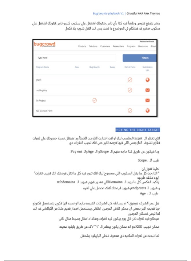 Bug Bounty Playbook v1.0 Arabic - Image 2
