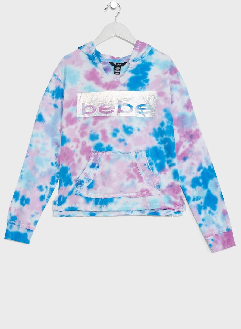 Justice Kids Bebe Tie Dye Hoodie