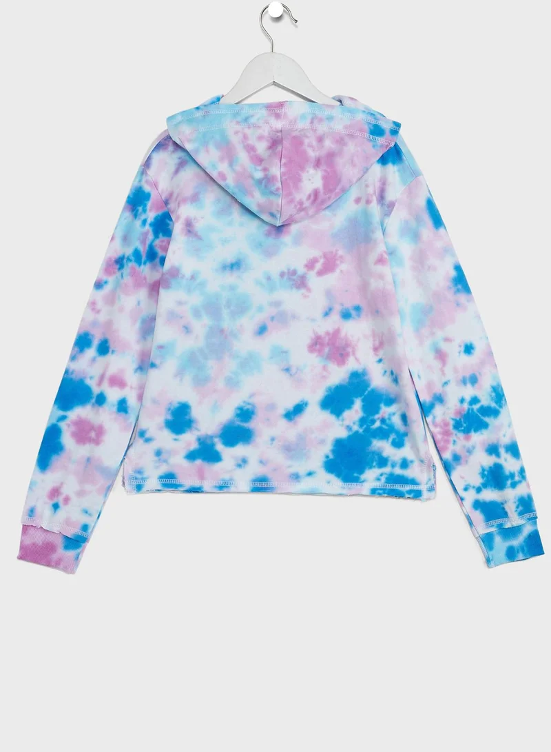 Justice Kids Bebe Tie Dye Hoodie