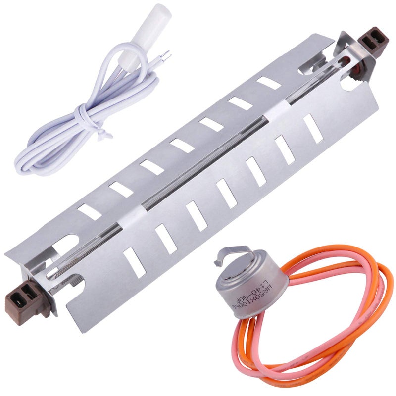 WR51X10055 Refrigerator Defrost Heater Replacements WR55X10025 Refrigerator Temperature Sensor WR50X10068 Defrost Thermostat Compatible with General Electric Hotpoint Replaces WR51X10030