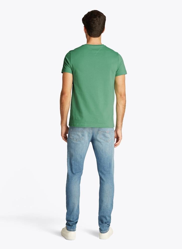 TOMMY HILFIGER Slim T-Shirt With Embroidered Logo  - Image 2