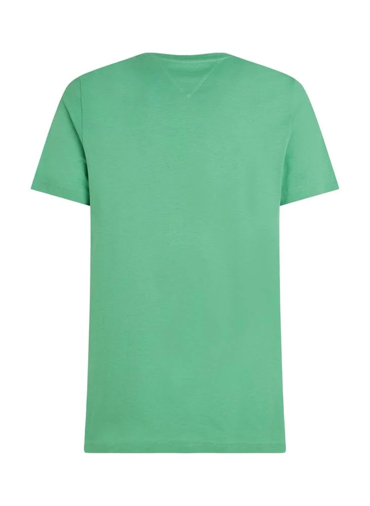 TOMMY HILFIGER Slim T-Shirt With Embroidered Logo