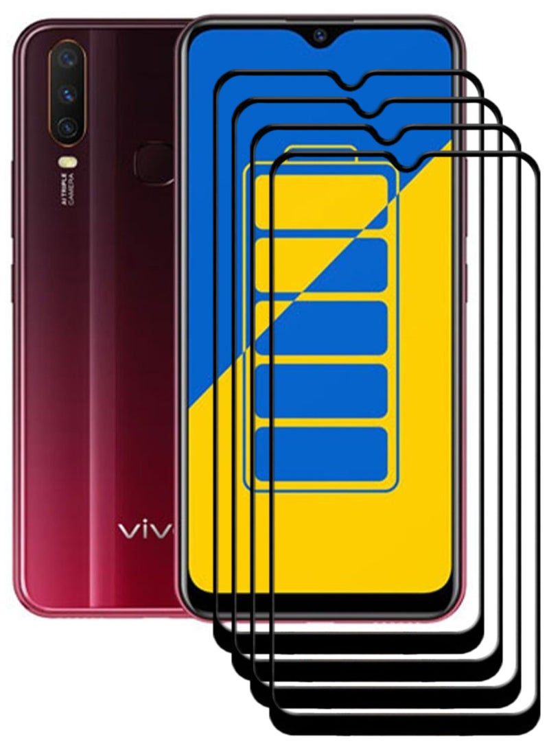 ACLIX 4 Pieces Antistatic ESD Dustproof Premium Quality High Definition Tempered Glass Screen Protector Designed For vivo Y15 - Image 1
