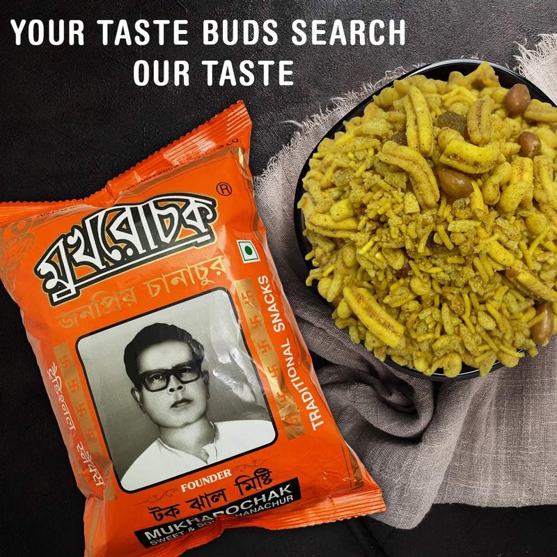 Mukharochak Sweet and Sour Chanachur Bengali Snack Mix - 400g - Image 4