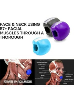 Peachjoy 3Pack Exerciser, Facial Silicone Jawline Exerciser, Mouth Neck Facial Exerciser, Jaw Exerciser, helps shape the face and improve the jawline, Neck Shaping Jawline  - Image 2