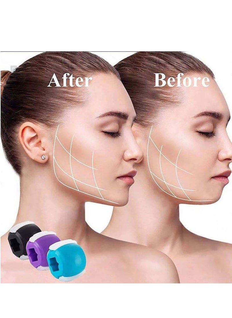 Peachjoy 3Pack Exerciser, Facial Silicone Jawline Exerciser, Mouth Neck Facial Exerciser, Jaw Exerciser, helps shape the face and improve the jawline, Neck Shaping Jawline  - Image 3