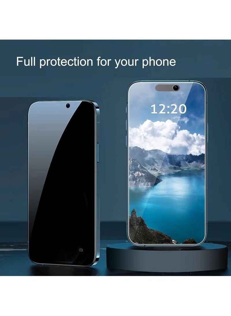 ELTRAZONE iPhone 16 Pro Max Privacy Screen Protector – Anti-Spy Tempered Glass Film with 9H Hardness, Scratch Resistant, Bubble-Free Installation, Edge-to-Edge Coverage, Anti-Peep Display Protection for iPhone 16 Pro Max - Image 3