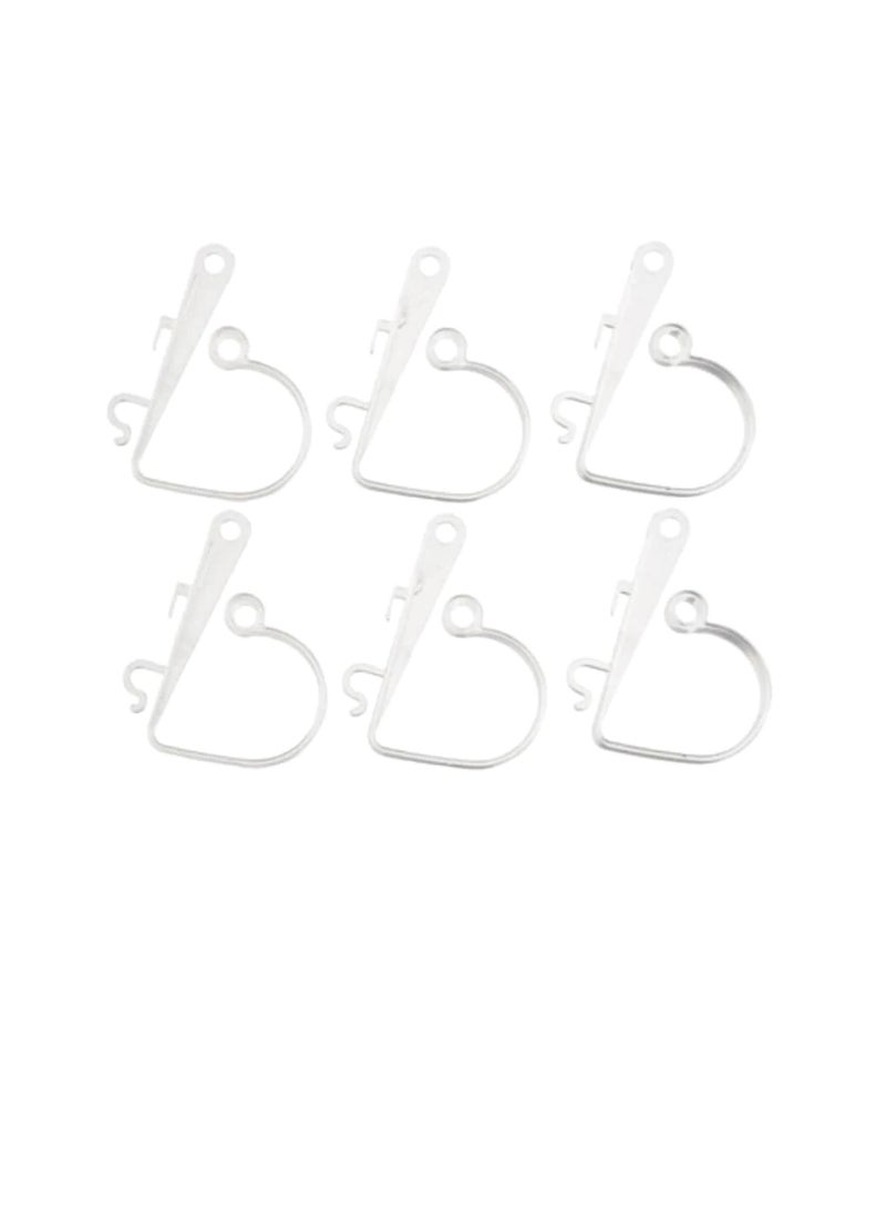 مشابك بيو البلاستيكية الشفافة من فيكتوريا لين ™ 6 قطع - Image 2