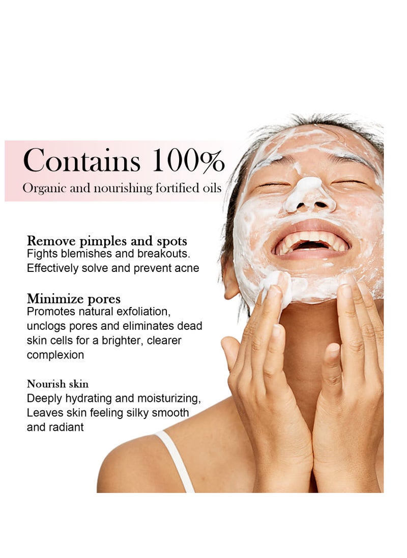 Jaysuing - 5 In 1 Cleansing Acne Remove Mousse, With Hyaluronic Acid Niacinamide Collagen Vitamin , Fast Absorbing Dark Spot Corrector Serum, Anti Wrinkles SerumFor Age Defying Beauty 60ml - Image 1