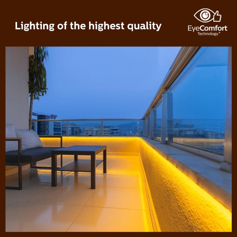 Philips 5 Meter LED Rope Light | Flexishine Plug n Play Flexible Rope Light for Indoor and Outdoor Decorations | Rope Light for False Ceiling,Balcony,Diwali,Christmas | Warm White, Pack of 1 - Image 4