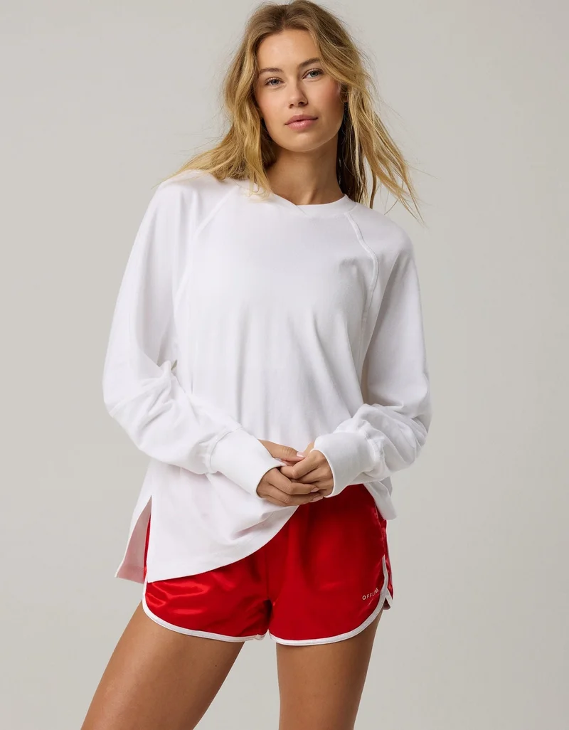 Aerie OFFLINE By Aerie Pique Long Sleeve T-Shirt