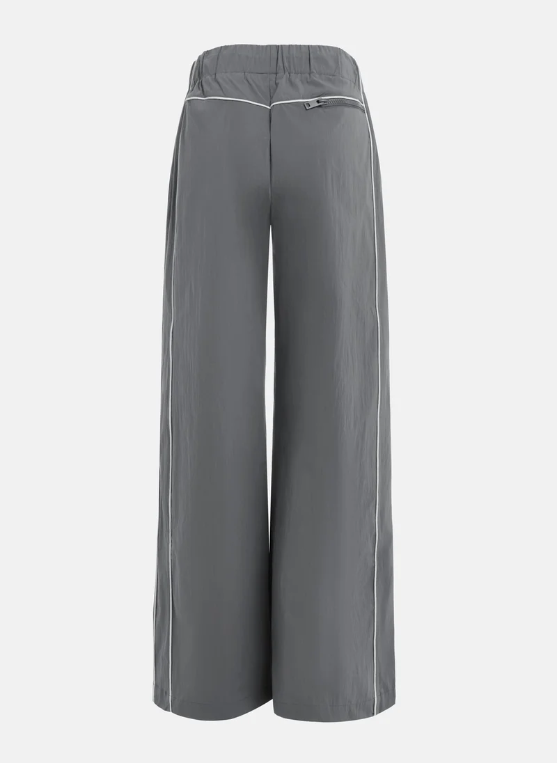 Lichi  Loose nylon trousers with contrasting stripes for Women | Best Price UAE